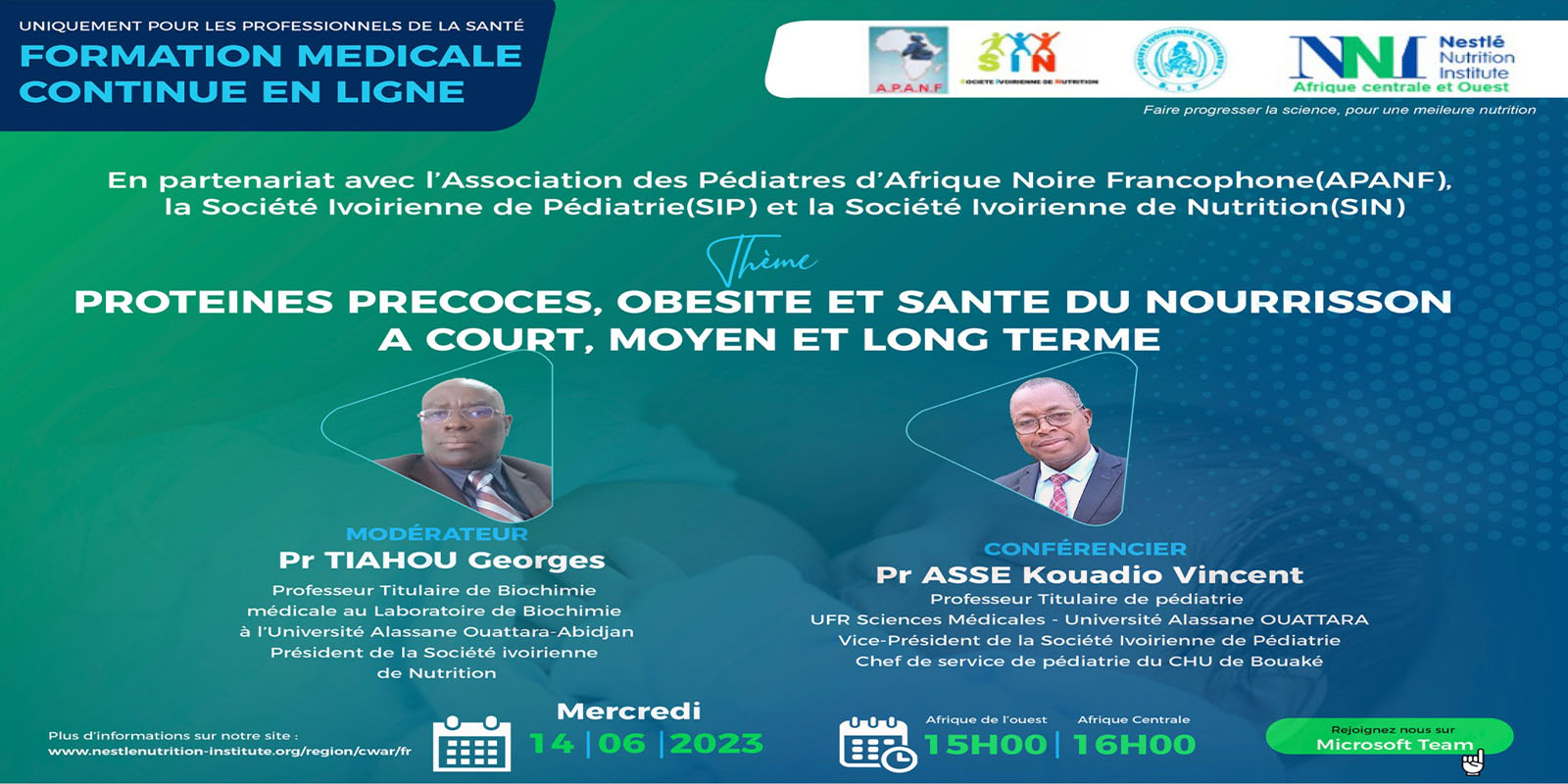 FORMATION MEDICALE CONTINUE EN LIGNE 2023